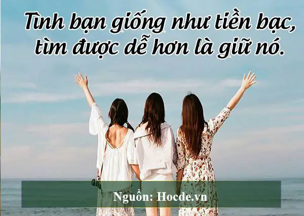 Thành thật có thể không mang lại nhiều bạn bè nhưng nó luôn mang lại những người bạn đúng nghĩa.